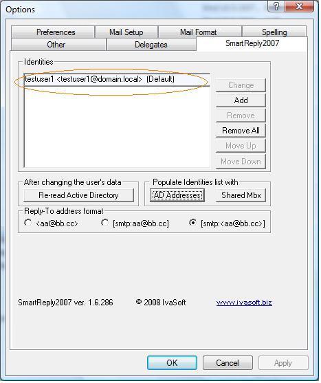 SmartReply 2007 installation - picture #1