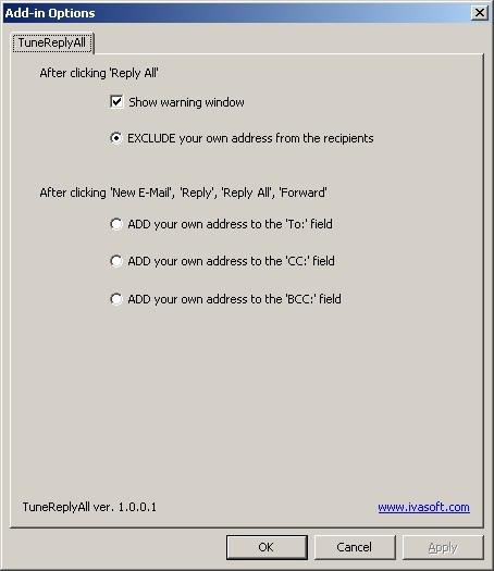 TuneReplyAll installation - picture #2