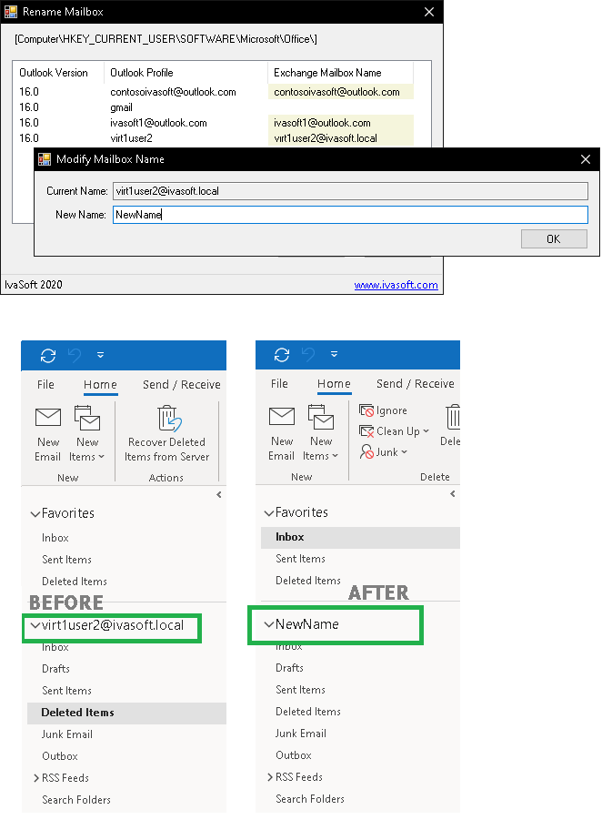 RenameMailbox tool Picture 1